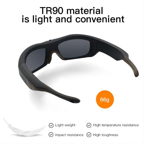 1080P HD Camera Glasses Sport Video Sunglasses DVR Eyewear Up To 30FPS 64GB Memory