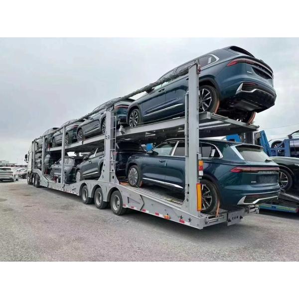 Capacity Tri-Axle 8-10 Car Trailer with Customization Option and Enhanced