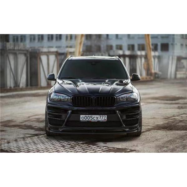 For BMW X5 X5M Wide-body Kit X5 X5M Upgraded RD Carbon Fiber Style Front and Rear Bumper Spoiler Hood Widebody Kit
