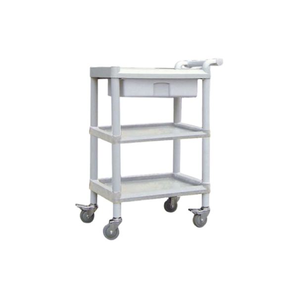 Cheap Price High Quality ABS Utility Universal Hospital Cart Mobile Trolley