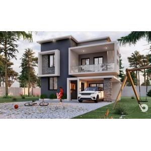 4 Rooms 2 Layers Prefab 318m2 Light Gauge Steel House