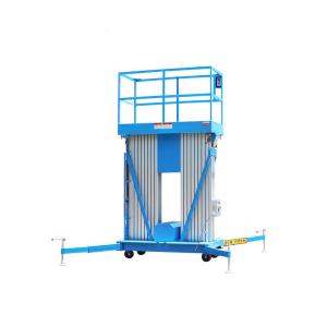 China Aluminum Electric Man Lift Double Mast Type 250KG 10 Meter on sale