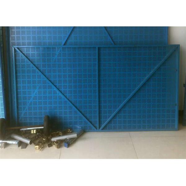 Buy Round Hole Galvanized Plate Perimeter Safety Screens Perforated at wholesale prices