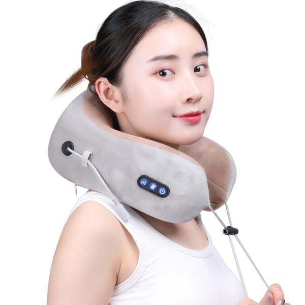 Buy Portable U Shaped Neck Massager 180 Degree Free Opening Infrared Light Hot Compress at wholesale prices