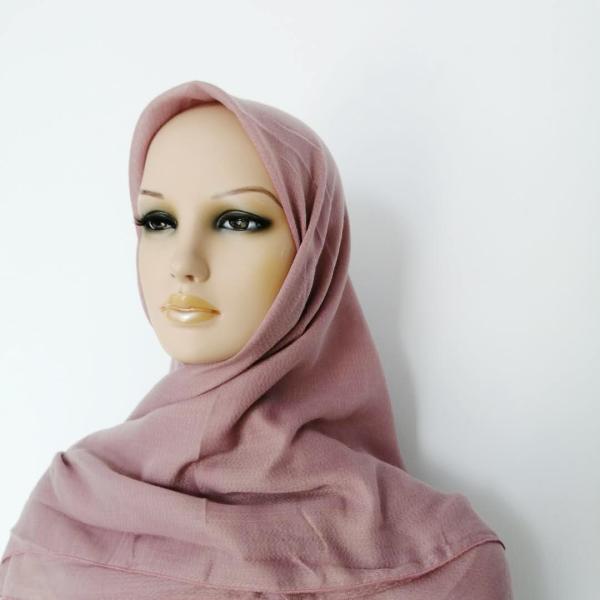 Custom Fashion Personalized Plain Texture Arab Jacquard Weave Cotton square Scarf Hijab
