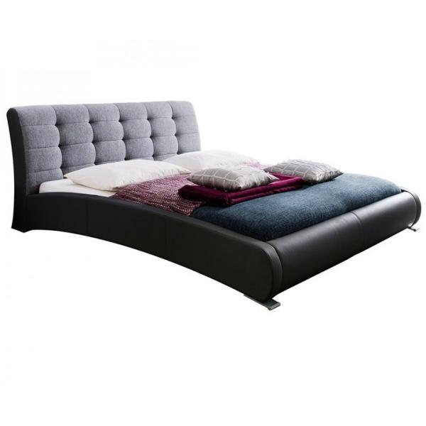 Buy european style modern simple curving sidepart fabric bed bedroom furniture at wholesale prices