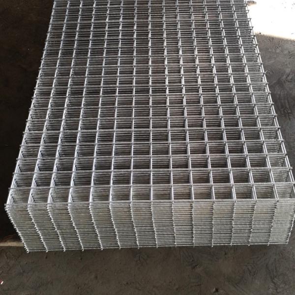 Wire Fence Square Hole Galvanised Weld Mesh Panels 2x4