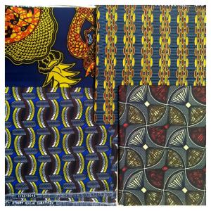 Medium Weight Brocade Fabric African Wax Print 100% Cotton Ankara Design Dress