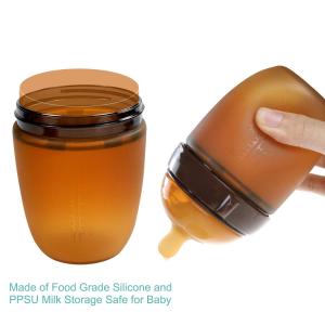 Reusable Nontoxic Silicone Milk Bottle Multipurpose Practical