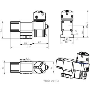 CNC Rotary 4th Axis Tailstock Dividing Index Head