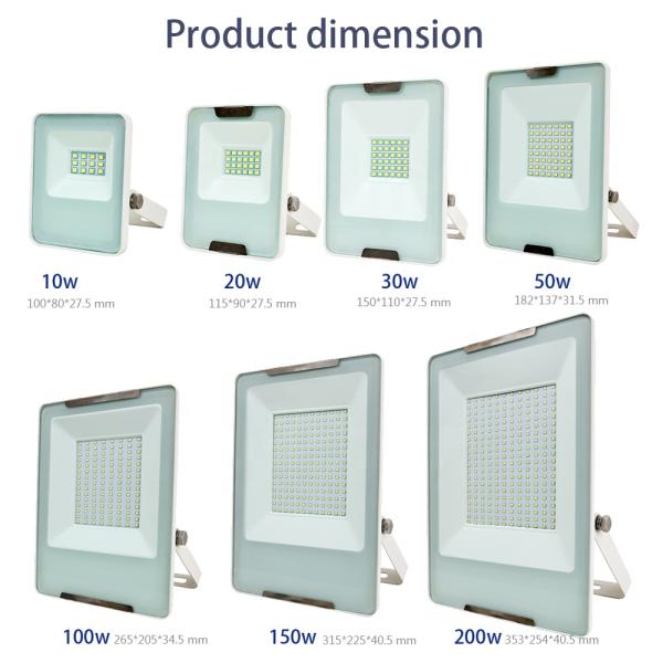 Stadium Outdoor LED Solar Flood Lights Waterproof Ip65 30w 50w