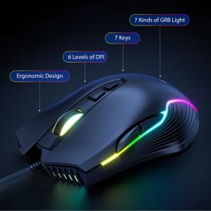 Onikuma Wholesale LED Light Computer PC Gaming Kit Set Optical Gaming Keyboard