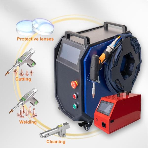 Air-Cooled 1500W 2000W Laser Welder Laser Welding Machine For Stainless Steel