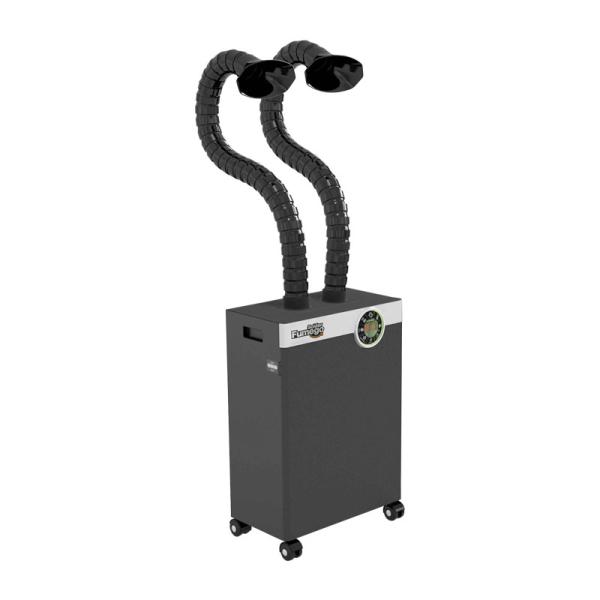 fume extraction system /150~350W Soldering Fumes Extractor 3 Layers Filters 2 X 150m³/h Systermic Flow
