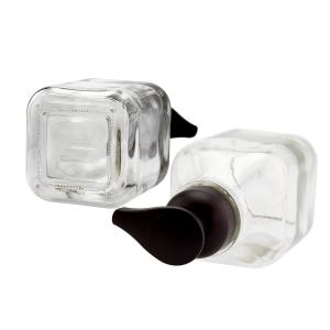 Transparent Glass Empty Foam Pump Bottles Durable Smooth Surface