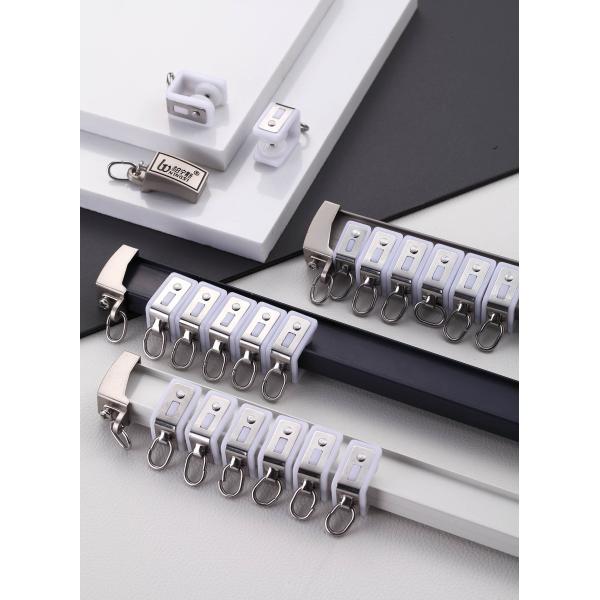 Buy 10mm*20mm SGS Approval Bendable Curtain Track For Bay Windows at wholesale prices