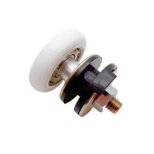 Bathroom Zamak Sliding Stainless Steel Door Rollers Pulley Customized