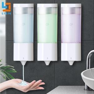 China Touchless Soap Shampoo Conditioner Dispenser Wall Mounted 500ml Waterproof on sale