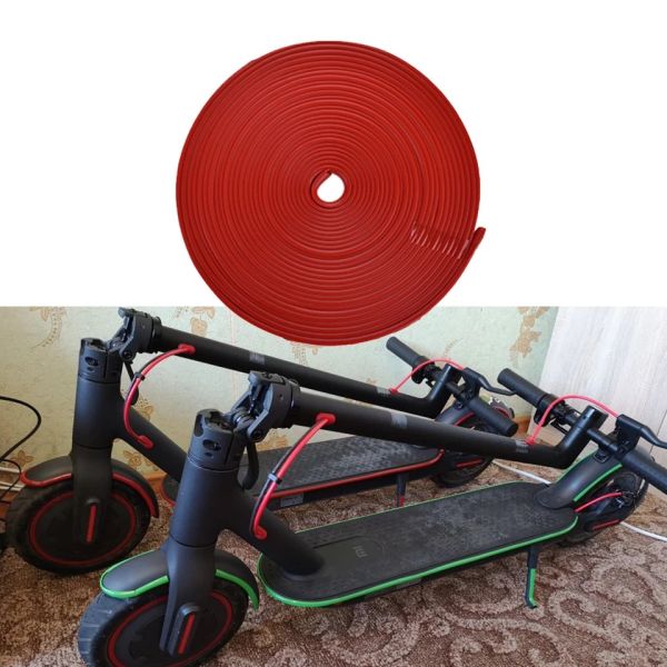 Xiaomi M365 Scooter Anti-Scratch Silicone Protective Strip 2 Meters Modification Decorative DIY Scooter Accessories