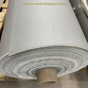 Flame Retardant Silicone Coated Fiberglass Fabric with Thermal Insulation and