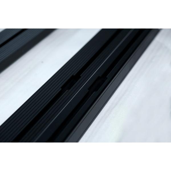 1889*1225mm Anodic Oxidated Surface Steel Aluminum Black Roof Rack for Y60 SUV Car Bar 4x4