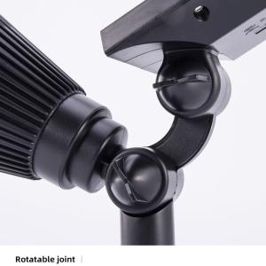 Remote Control IP44 Outdoor Solar Spotlight 180 Degree Adjustable