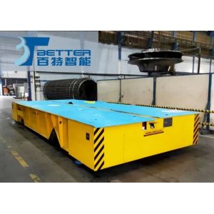 Heavy Industry Use Motorized Trackless Transfer Trolley with Remote Control