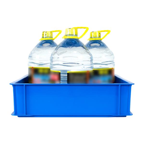 Buy Acceptable OEM ODM Heavy Duty Euro Plastic Stacking Crates for Logistics and Warehouse at wholesale prices