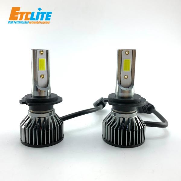 H11 H8 H4 Car LED Headlight Bulbs 4000K Temperature 72W 6400Lm