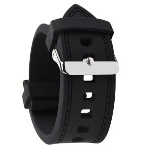 Simulate Stitching Men'S Silicone Watch Bands 26mm With Pattern