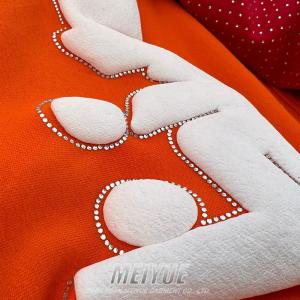 500gsm Custom Rhinestone Hoodie French Terry Hoodie Streetwear Puff Print