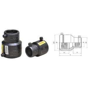 China Reducer DN90-DN200 PE Electrofusion Fittings SDR11 on sale