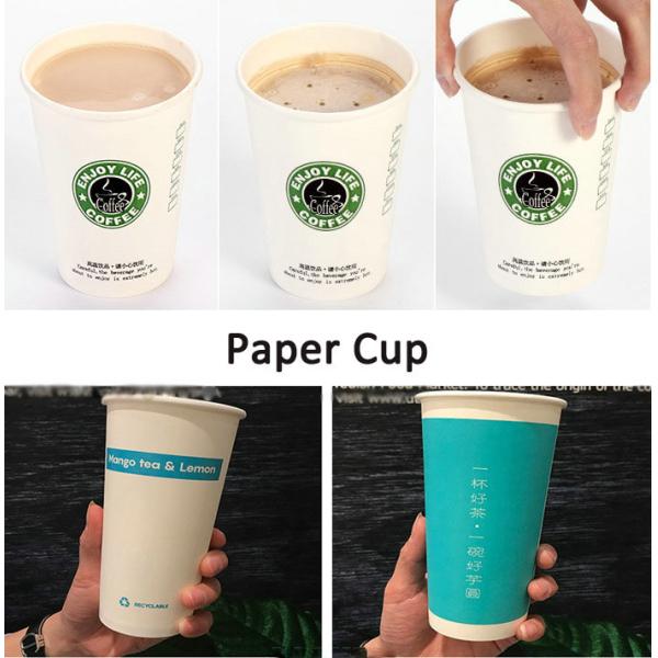 230 gsm + 15gsm PE Coated Waterproof White Kraft Paper For Paper Cup and Plates 