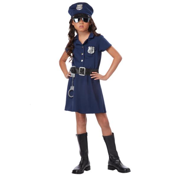 Buy Uniform Kids Halloween Costumes , Police Officer  Teen Girl Costumes at wholesale prices