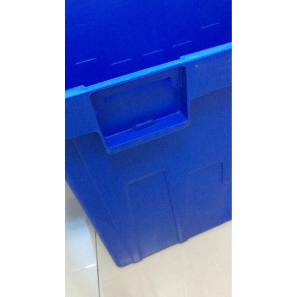 Large Customized Plastic Storage Turover Boxes 800*600mm Multi - Purpose