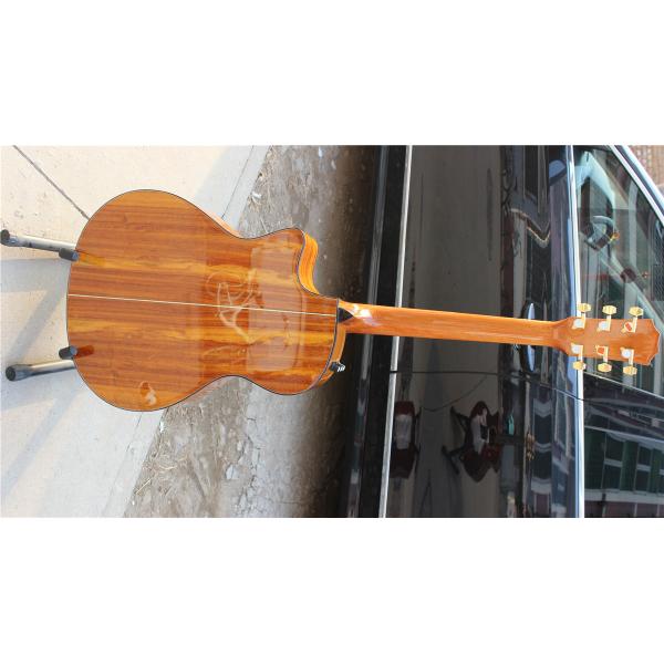 Top Quality koa wood cutaway acoustic electric guitar K24 model best guitars