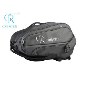 Polyester Pickleball Racket Bag Big Capacity Black With Shoes Wareh Ouse