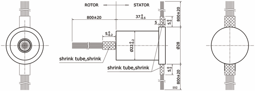 Lightweight Military Slip Ring Manufacturers IP54 With Signal Handling Capabilities