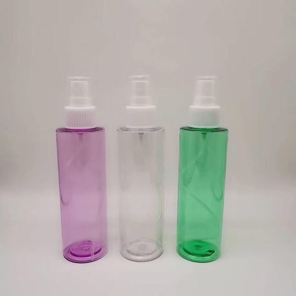 Buy 150ml flat shoulder plastic bottle with cap/spray pump at wholesale prices