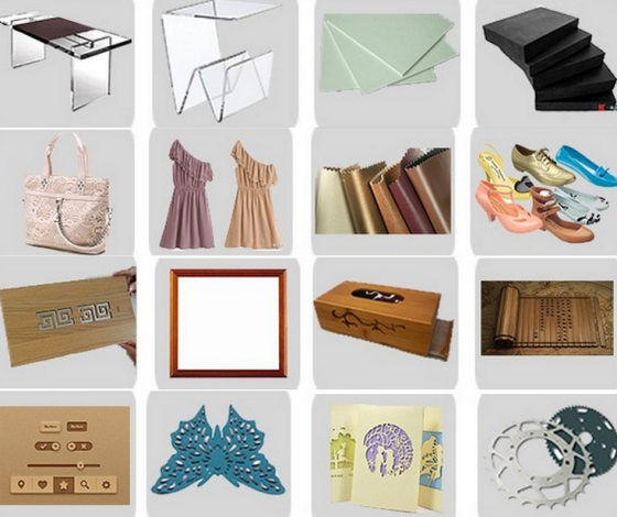 Rubbers 3D Laser Marking Machine , Cnc Wood Carving Laser Machine