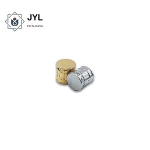 Cylinder Aluminum Alloy Perfume Caps Anti Oxidation Matte Sliver