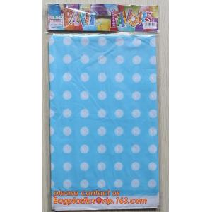 Polka Dots Banquet Plastic Tablecloths Table Cover Wedding Party Decorations,