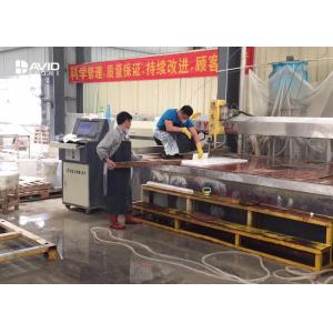 Prefabricated Gray Quartz Kitchen Countertops Non Porous Crack Resistant