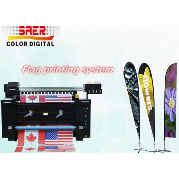 Flag Sublimation Printer For Polyester Woven Fabric , Satin Fabric , Stretch