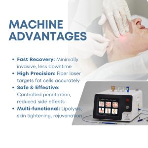 980 1470nm Diode Laser Body Sculpting Machine for Fat Melting and Skin