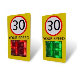 Millimeter Wave Radar Solar LED Speed Display With Wireless Linkage