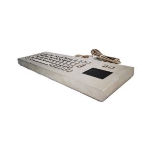 Desktop IP65 IK07 Protection Keyboard With Trackpad 65 Keys
