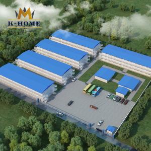 China Modular Prefab Camp Ready Made Labour Quarters Flat Roof on sale