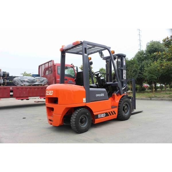 Lift Height 3000mm Diesel Forklift Truck With Three Way Catalytic Device