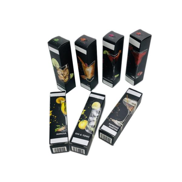 Gold Silver Fold Paper Display Box Hot Stamping For Dropper Bottle Packaging